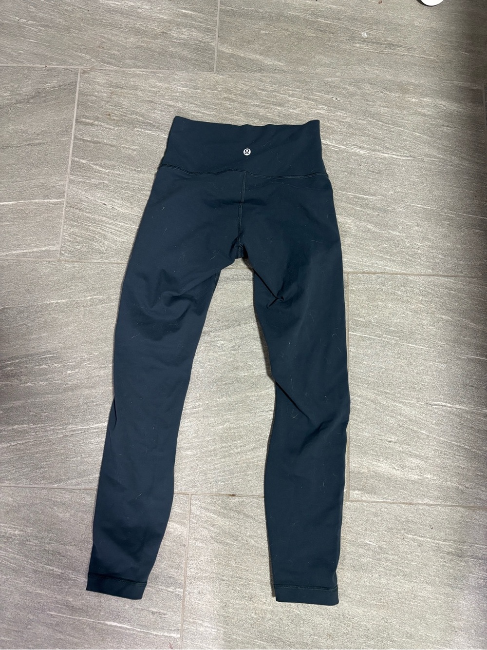 lululemon athletica Kids Black High-Waist Leggings Navy Blue